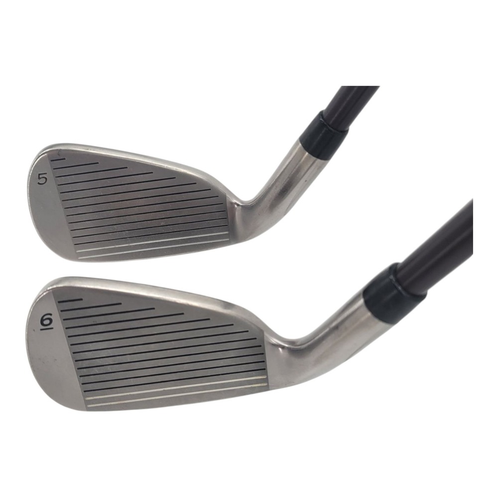 TaylorMade Burner Firesole RH Irons 5 & 6 R-80 Graphite 2 Club Bundle - Picture 5 of 7